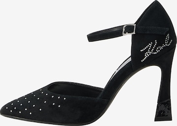 juoda Karl Lagerfeld Vakariniai bateliai: priekis