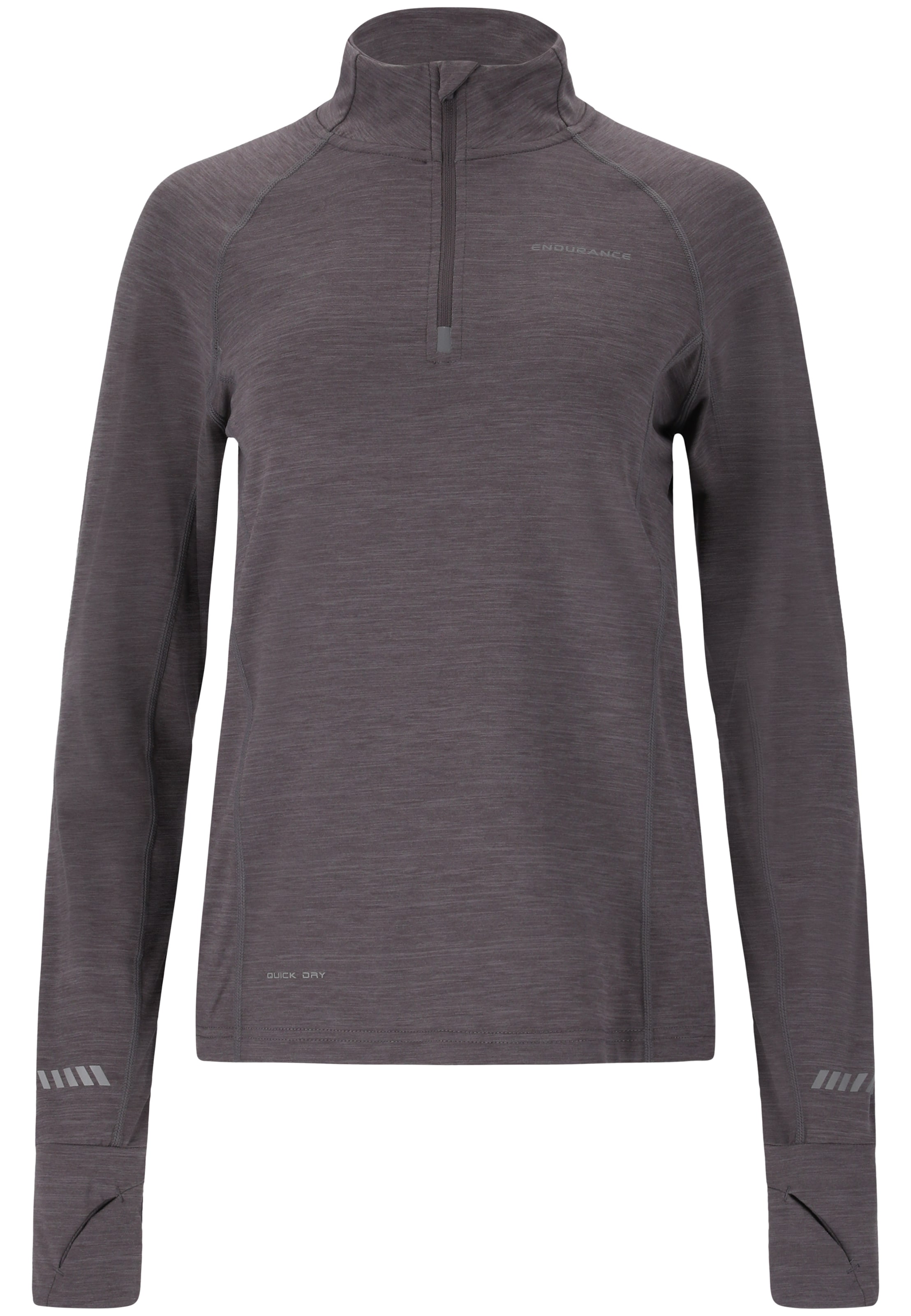 ENDURANCE Funktionsshirt 'Canna V2' in Grau: Vorderseite