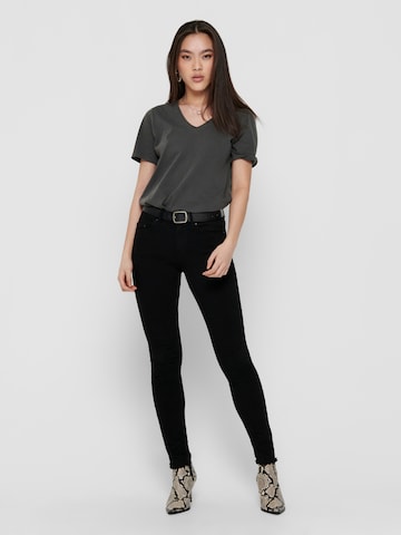 ONLY Skinny Jeans 'Blush' in Black