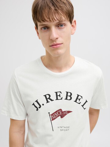 JJ Rebel Shirt 'JREBPREPPY' in White