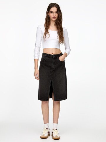 Pull&Bear Krilo | črna barva