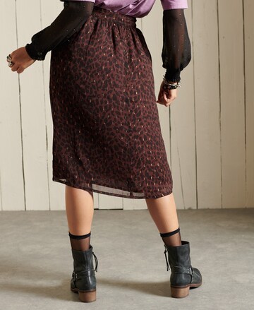 Superdry Skirt in Brown