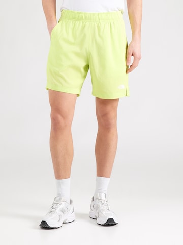 THE NORTH FACE Regular Спортен панталон '24/7' в зелено: отпред