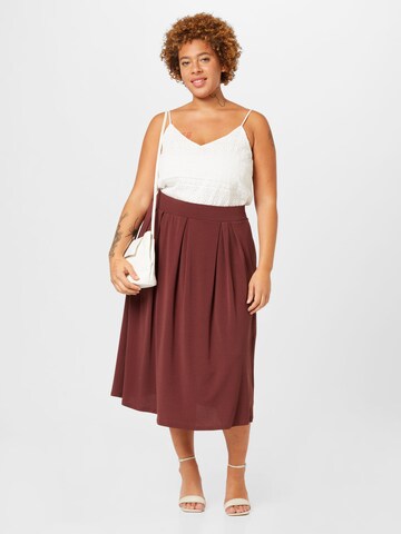 Jupe 'Arianna' ABOUT YOU Curvy en marron