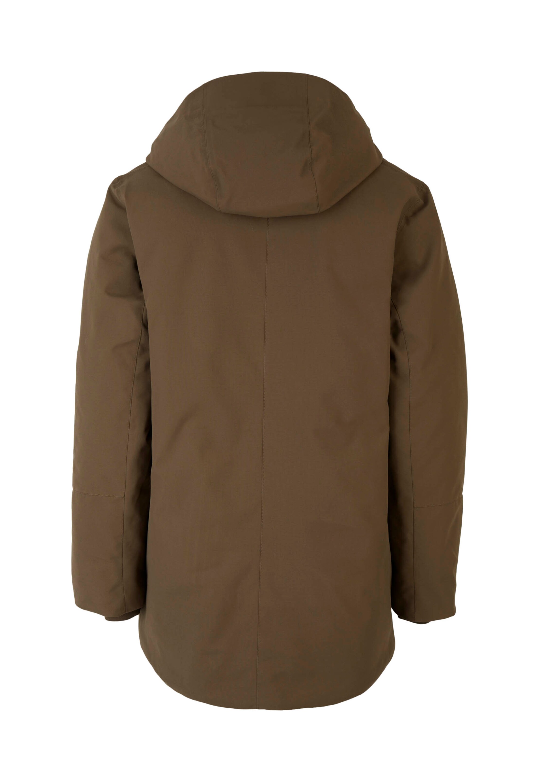 Cleptomanicx Parka 'Reset' in Braun