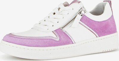 GABOR Sneaker low in lila / pink / weiß, Produktansicht
