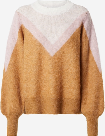 OBJECT Pullover 'Ebba' i brun: forside