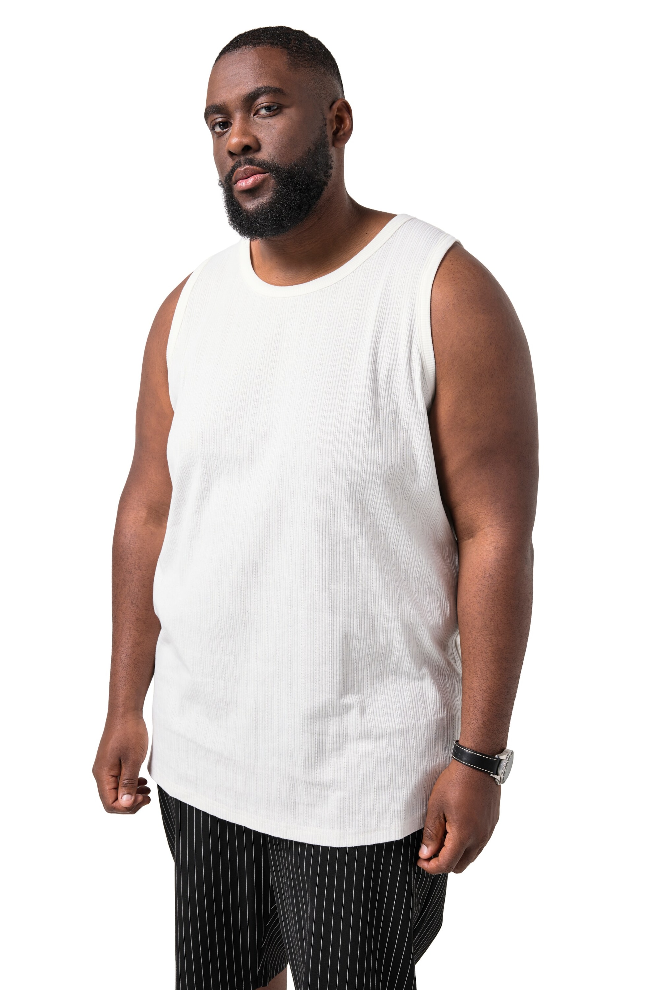STHUGE Tank Top in Weiß: Vorderseite