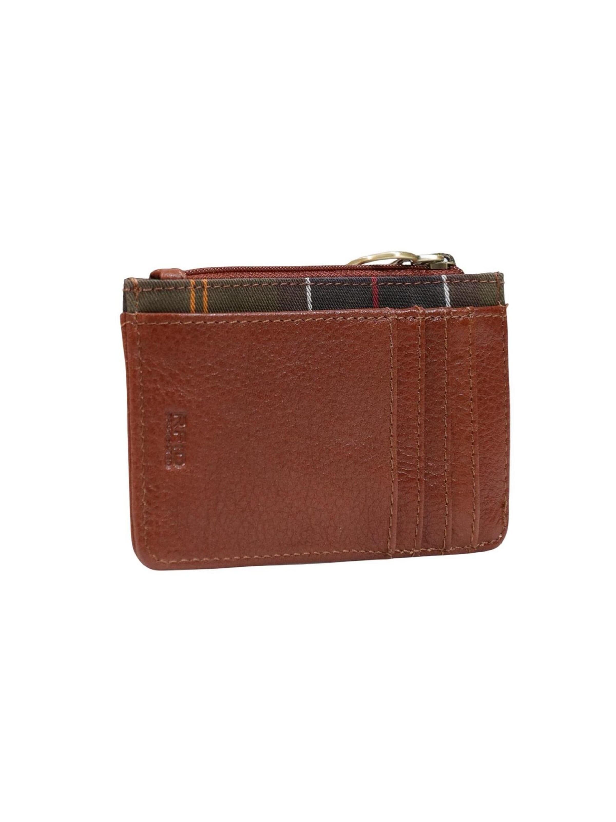 Barbour Portemonnee 'ALDER LEATHER CARD HOLDER 262MLLG0035' in Bruin