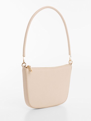 MANGO Axelremsväska 'GARRIDO' i beige