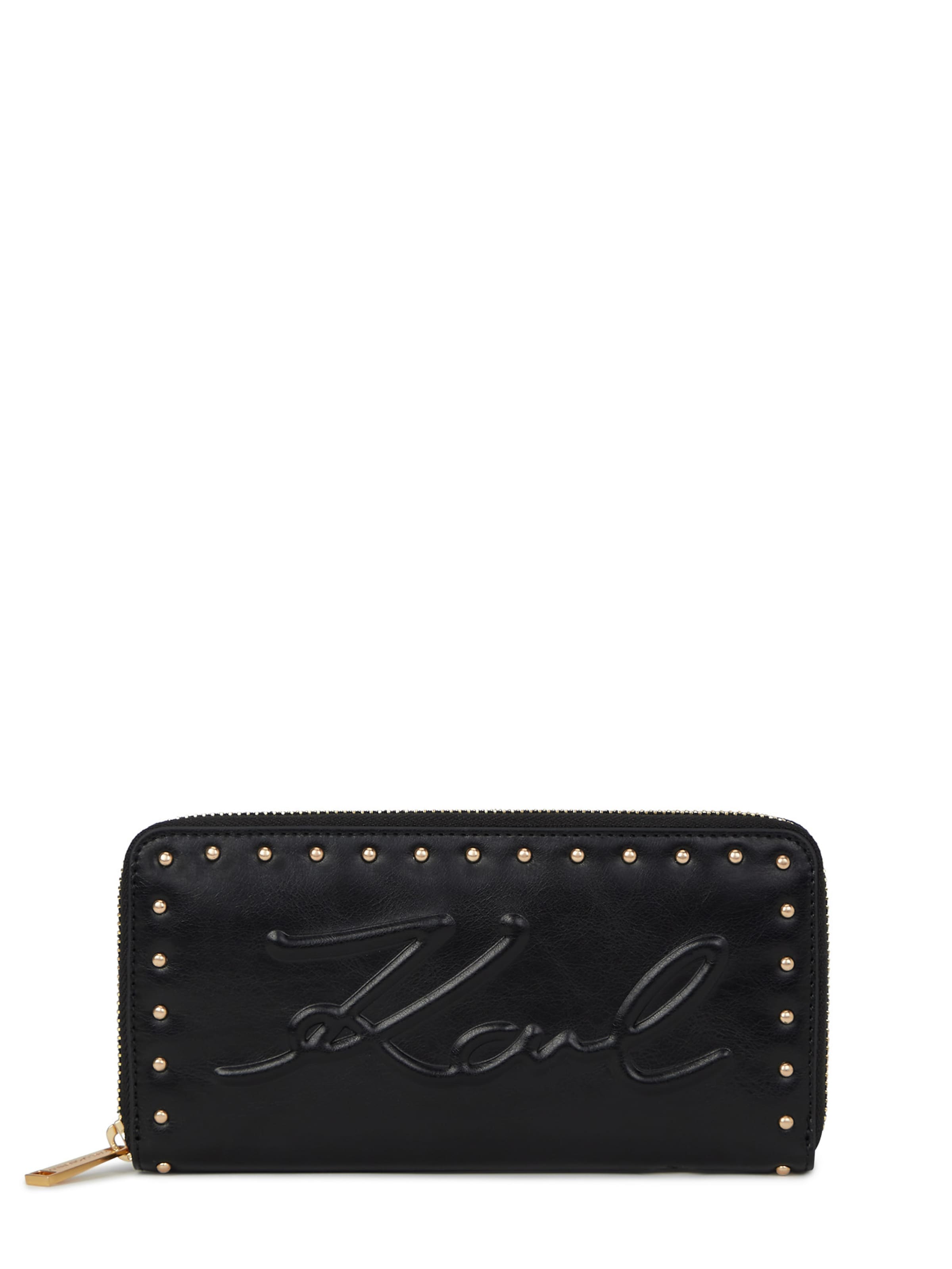 Karl Lagerfeld Портмоне 'Ville' в черно: отпред