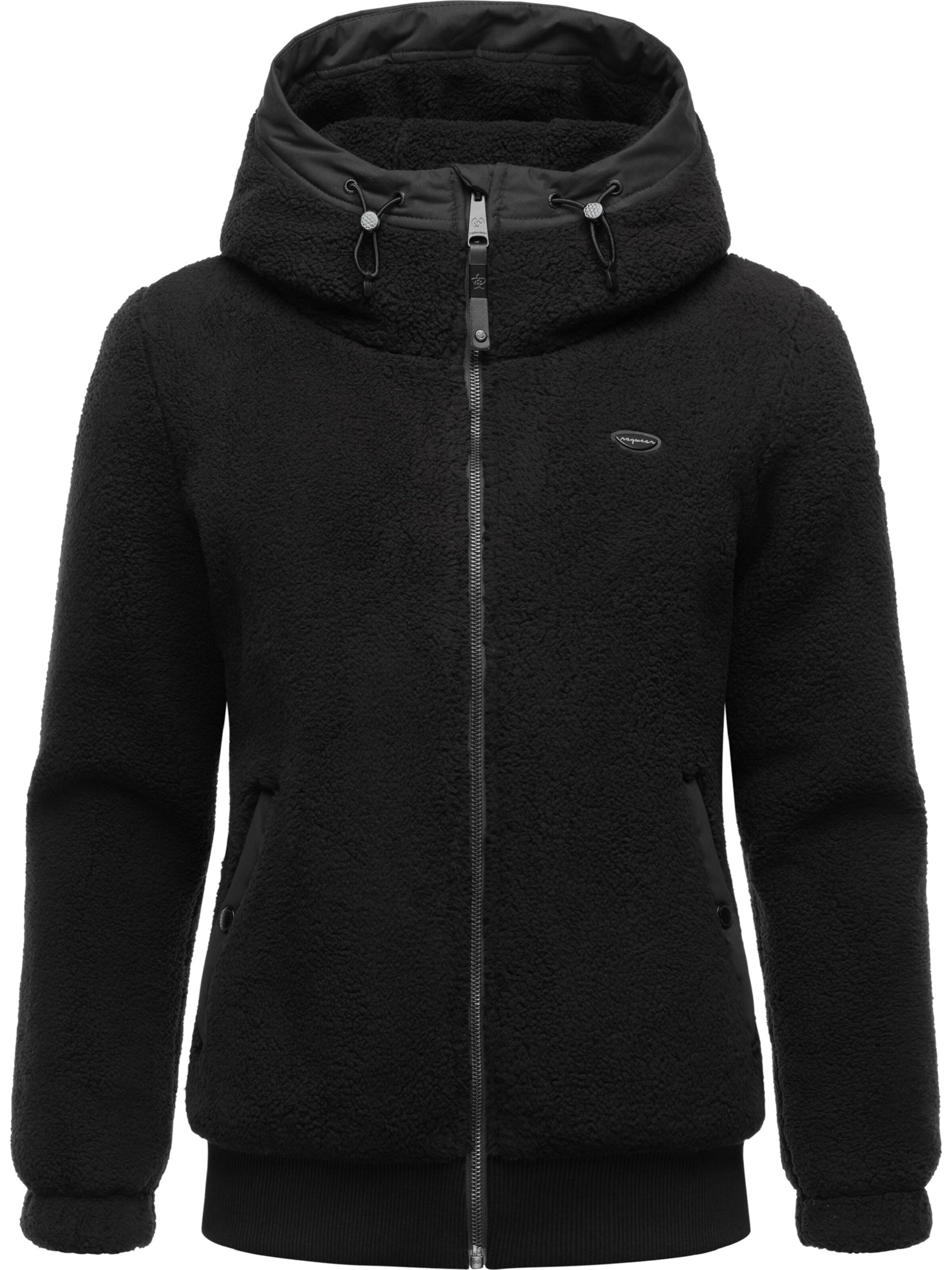 Ragwear Kevad-sügisjope 'Cousy', värv must: eest vaates