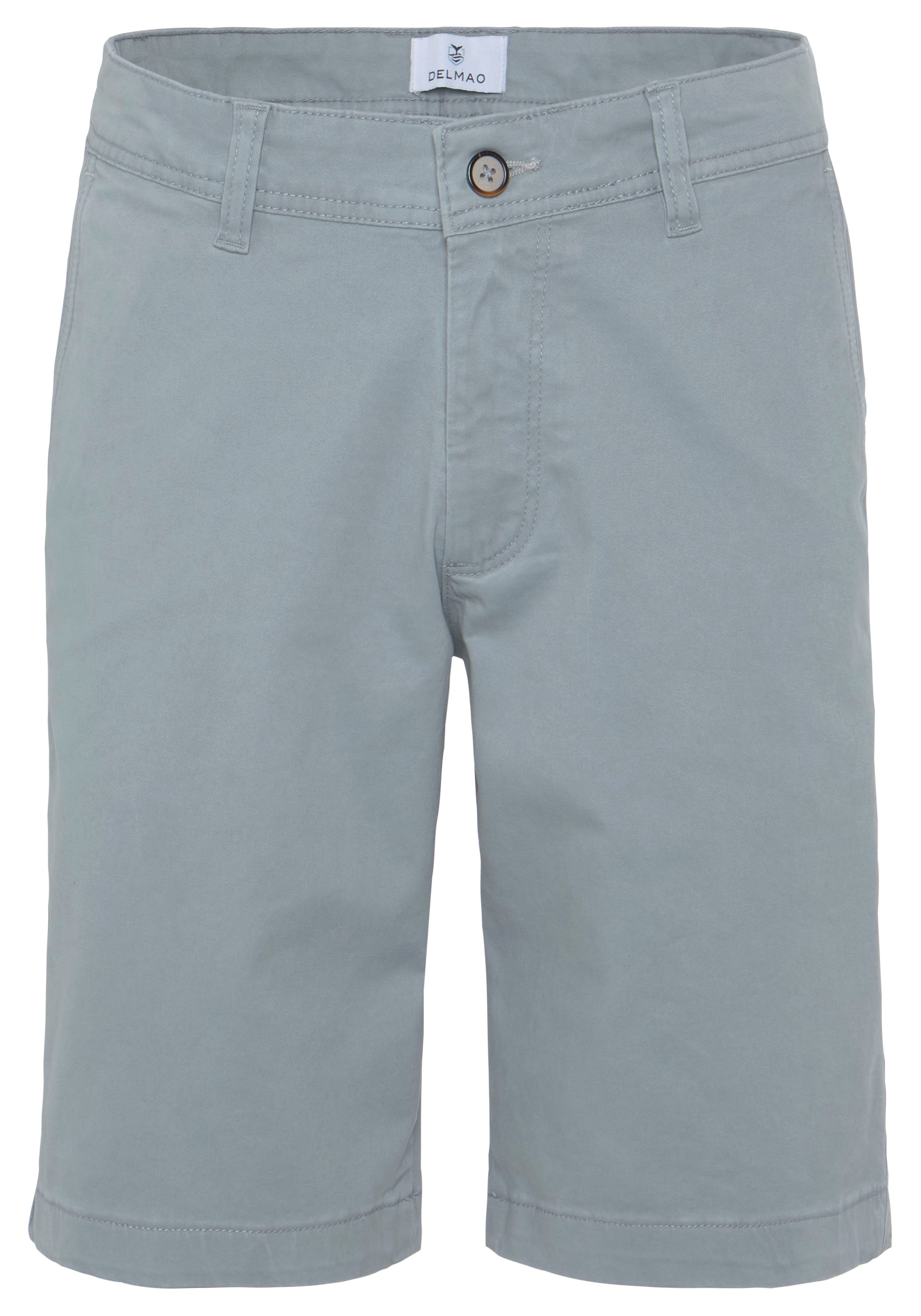 DELMAO Chino Pants in Grey: front
