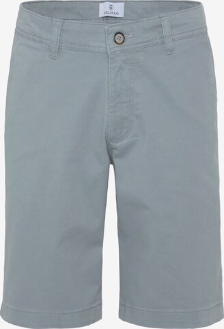 DELMAO Chino Pants in Grey: front