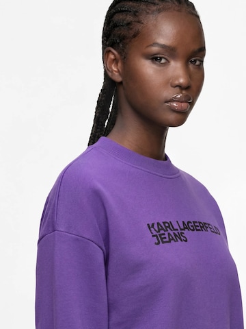 KARL LAGERFELD JEANS Sweatshirt in Purple