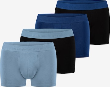 Bruno Banani Boxershorts 'Flowing' in Blau: Vorderseite