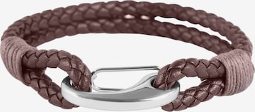 Akzent Bracelet 'Jadal, langlebig' in Brown: front