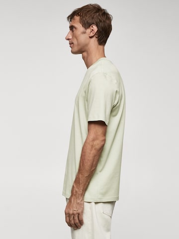 T-Shirt 'BELLOW' MANGO MAN en vert
