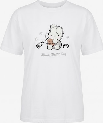 T-shirt 'Pop' MYMO en blanc : devant