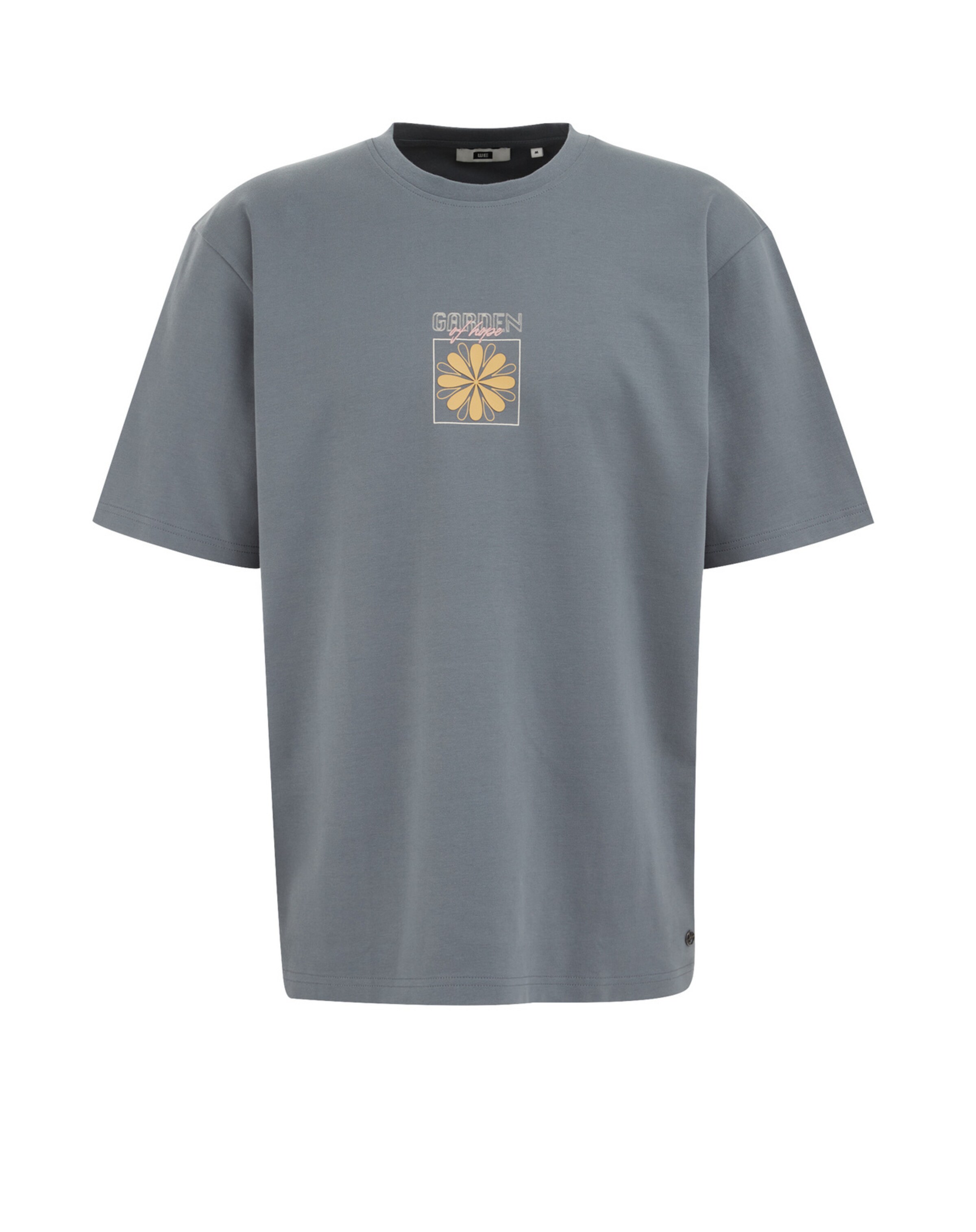 WE Fashion Футболка в Серый: спереди