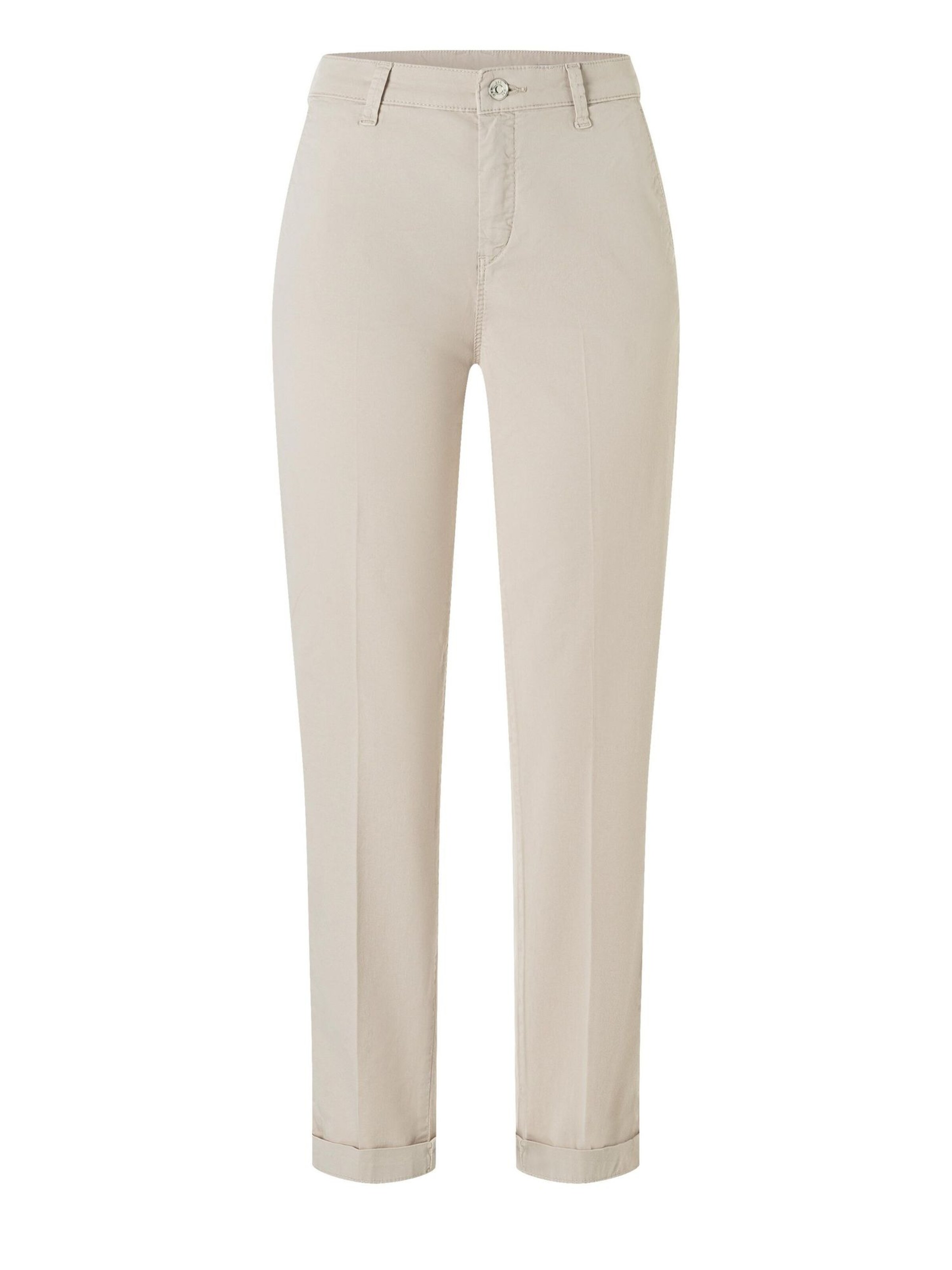 MAC Slim fit Chino Pants in Beige: front