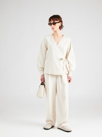 SELECTED FEMME Blus 'MILLIE' i beige