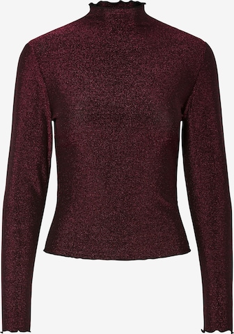 PIECES Shirt 'PCSANDRA' in Purple: front