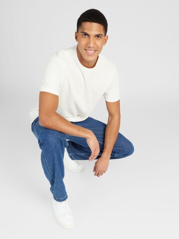 T-Shirt 'JOSEPH' SELECTED en beige