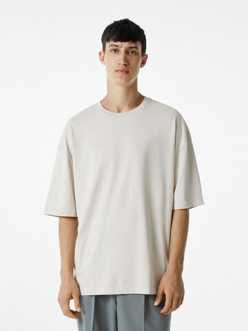 T-Shirt Bershka en blanc