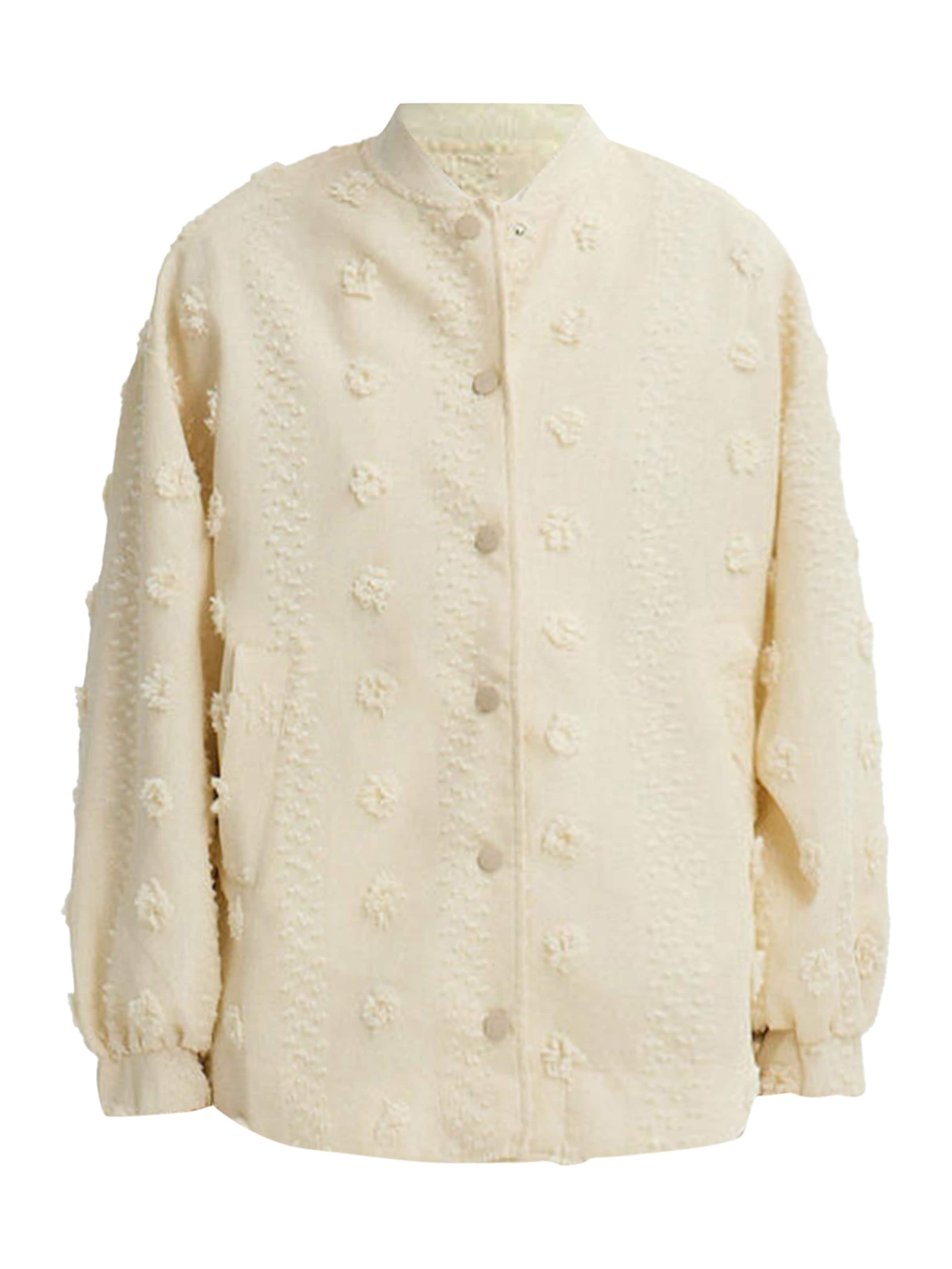 Touche Prive Between-Season Jacket in Beige: front