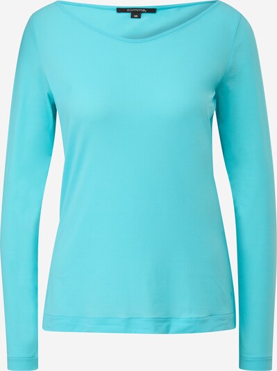 Tricou COMMA pe albastru aqua, Vizualizare produs