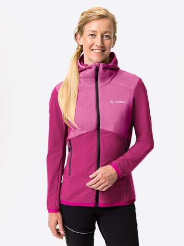 VAUDE Outdoor Jacket 'Brenva' in Pink: front