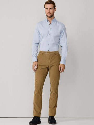 Hackett London Slim fit Overhemd in Blauw