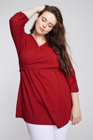 Ulla Popken Shirt 'Bellieva' in Rood