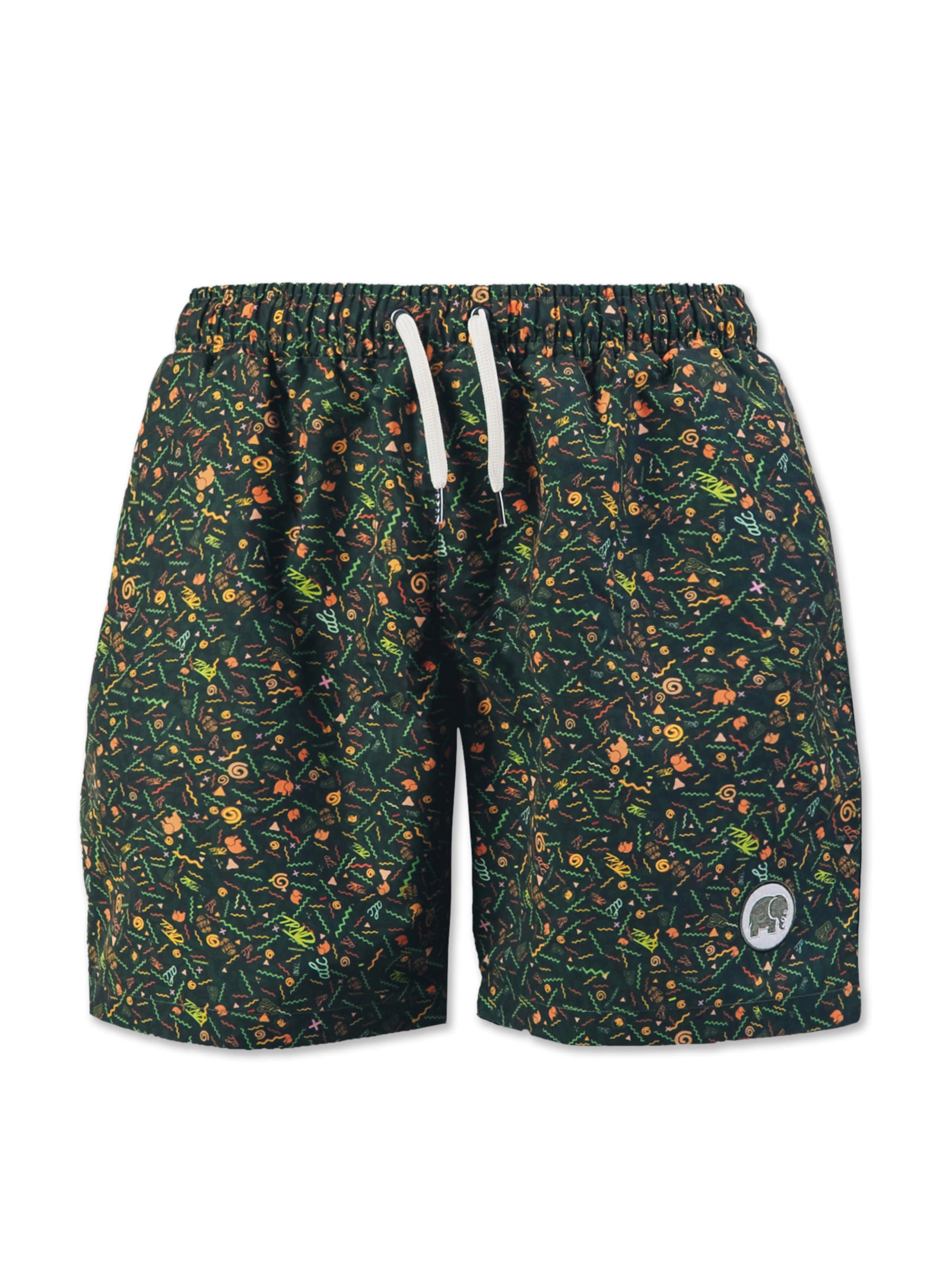Trendsplant Badshorts ' DOGTOWN SEAQUAL®YARN ' i grön: framsida