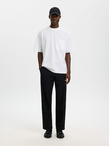 T-Shirt SELECTED en blanc