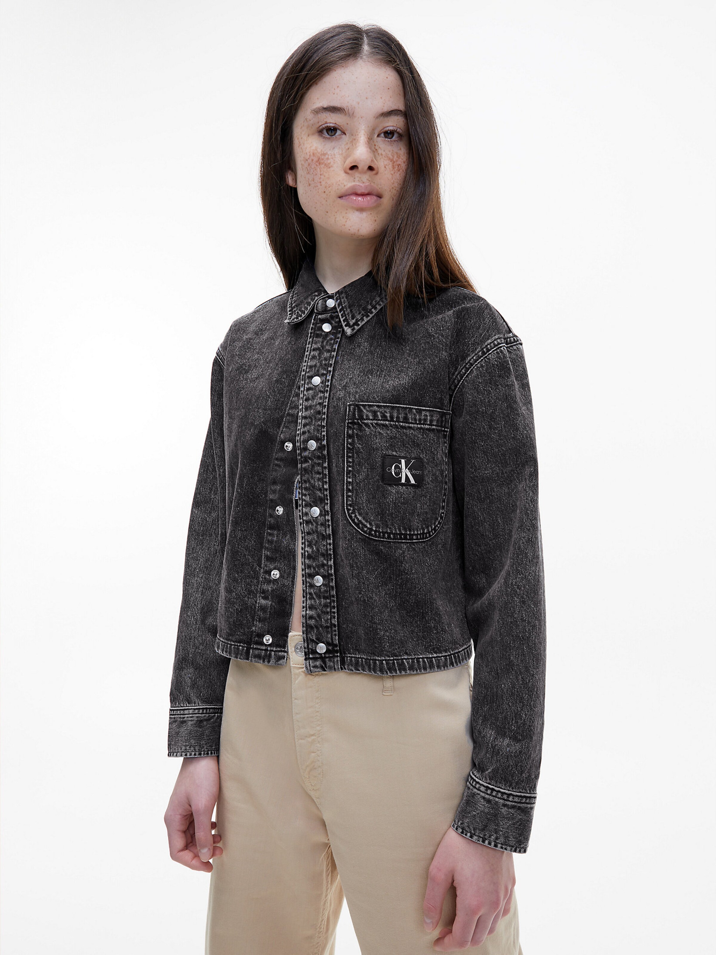 Frauen Shirts & Tops Calvin Klein Jeans Shirt in Schwarz - HV08351 Frauen Shirts & Tops Calvin Klein Jeans Shirt in Schwarz - HV08351