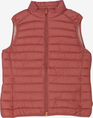 SAVE THE DUCK Weste XXL in Rot: Vorderseite