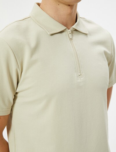 Koton Poloshirt in elfenbein, Produktansicht