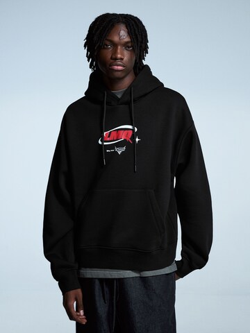 Felpa 'CARS' di Bershka in nero