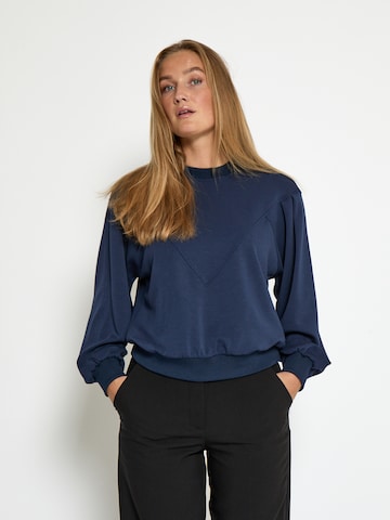 Sweat-shirt 'Dicette' Peppercorn en bleu : devant