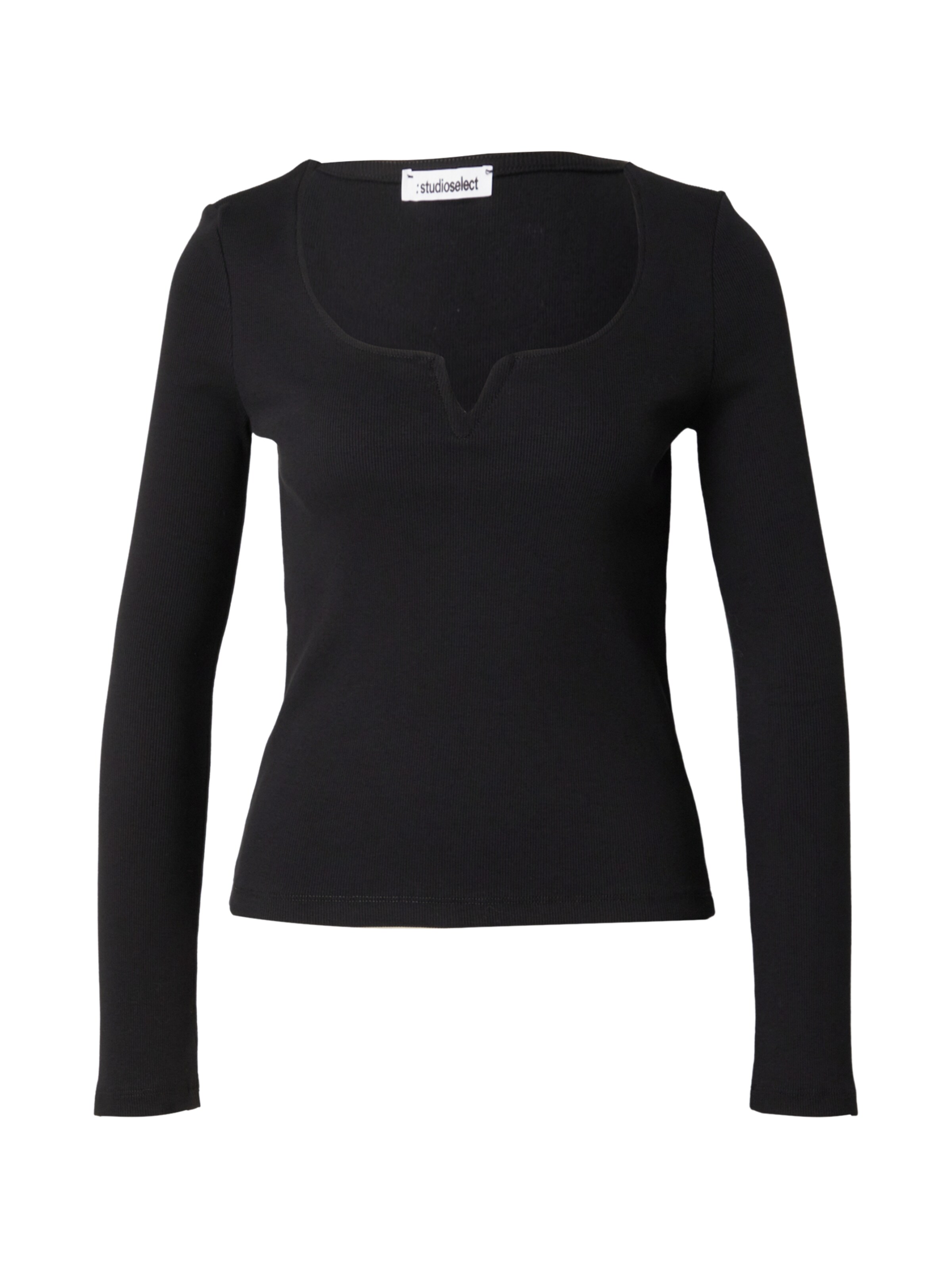 studioselect Tričko 'Mona' - Čierna: predná strana