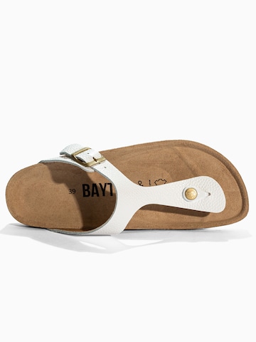 Tongs 'Mercure' Bayton en blanc