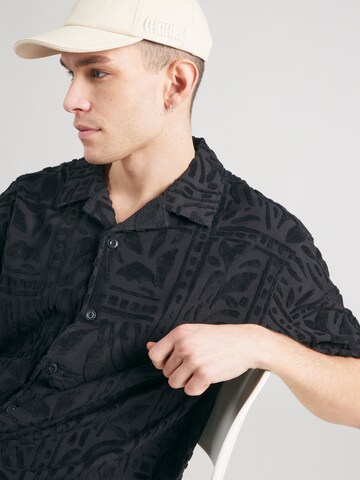 JOOP! Jeans Классический крой Рубашка 'Isidor' в Черный