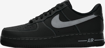 Nike Sportswear - Sapatilhas baixas 'AIR FORCE 1 '07 LV8' em preto: frente