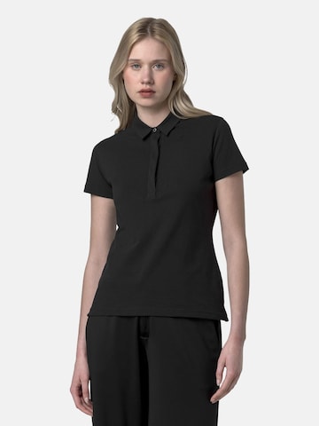 K-Way Shirt 'K-WAY AMDEA PIQUE SLIM T-Shirt e Polo' in Zwart