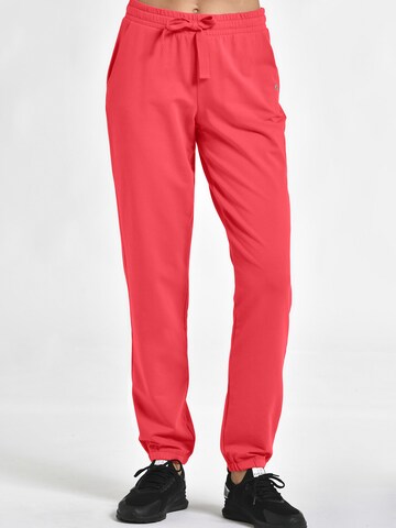 DEHA Tapered Sportbroek in Oranje: voorkant