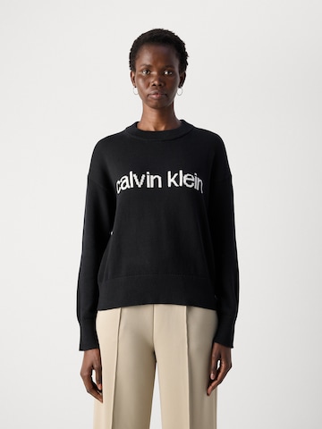 Pullover di Calvin Klein Jeans in nero: frontale