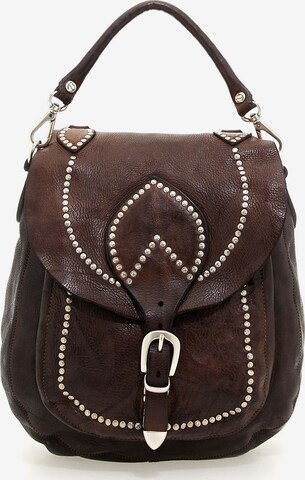 Campomaggi Shoulder Bag in Brown: front