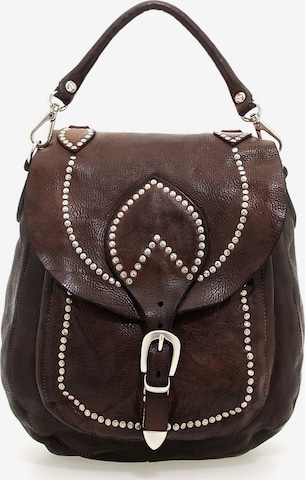 Campomaggi Shoulder Bag in Brown: front